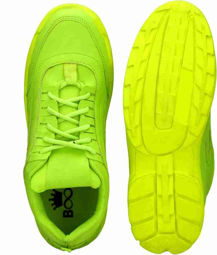 Neon green cheap colour shoes