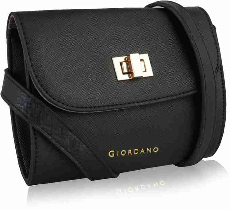 Buy GIORDANO Women Black Sling Bag Black Online Best Price in India Flipkart