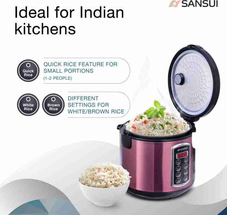 Sansui electric rice deals cooker