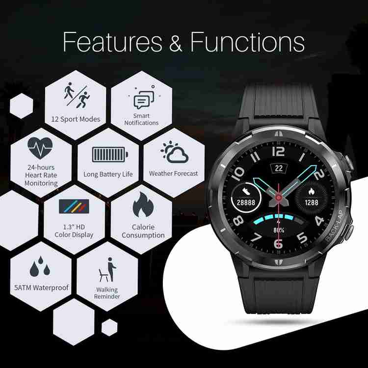Portronics Kronos Alpha Smartwatch Price in India Buy Portronics Kronos Alpha Smartwatch online at Flipkart
