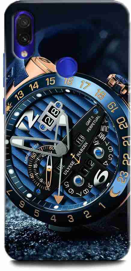 INDICRAFT Back Cover for Redmi Note 7 Pro WATCH CLOCK TIME BLUE