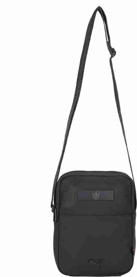 PUMA Black Shoulder Bag Ferrari Style Small Portable Black Price in India Flipkart