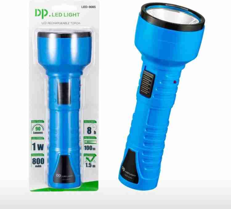 Buy DP 30W Plastic Ultra High Power LED Rechargeable Torch & Emergency Light,  9165 Online At Price ₹449