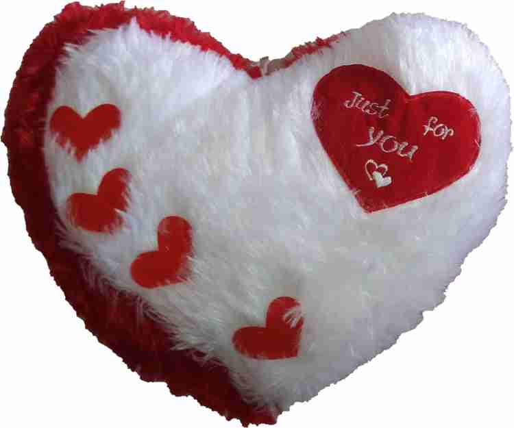 PriMaryHoMe Love Heart Shape Pillow Cushion Toys Gifts for Girlfriend Wife Friends Girls Valentine s Day White Soft Heart Shaped Polyester Throw Pillows Gift White Size 37 cm 37 cm