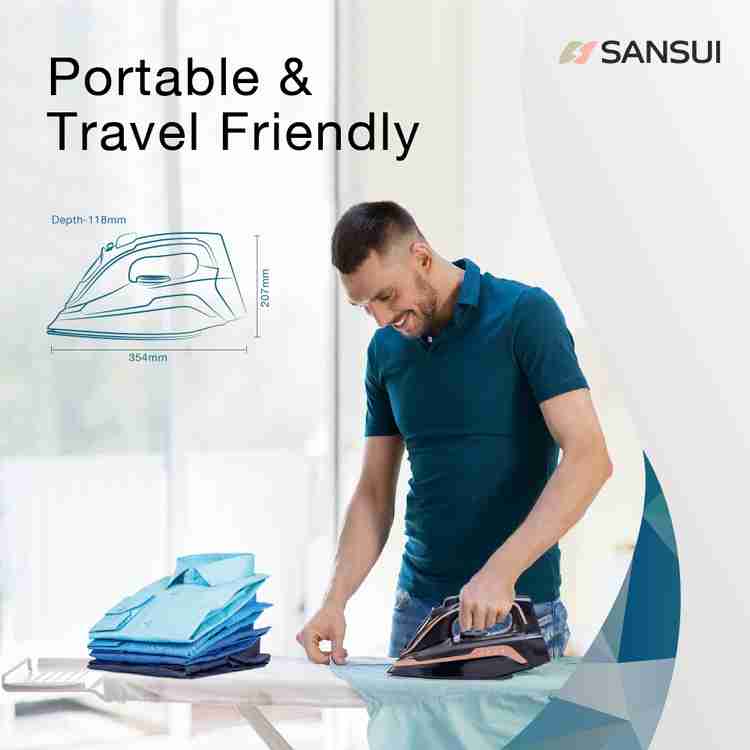Sansui cordless pro 1250 best sale w steam iron