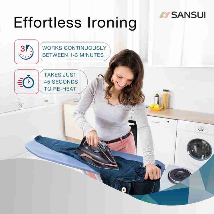 Sansui cordless pro 1250 best sale w steam iron