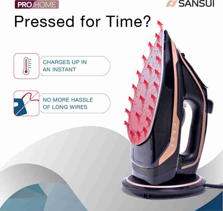 Sansui cordless hotsell steam iron