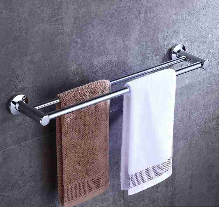 Bathroom towel rods top