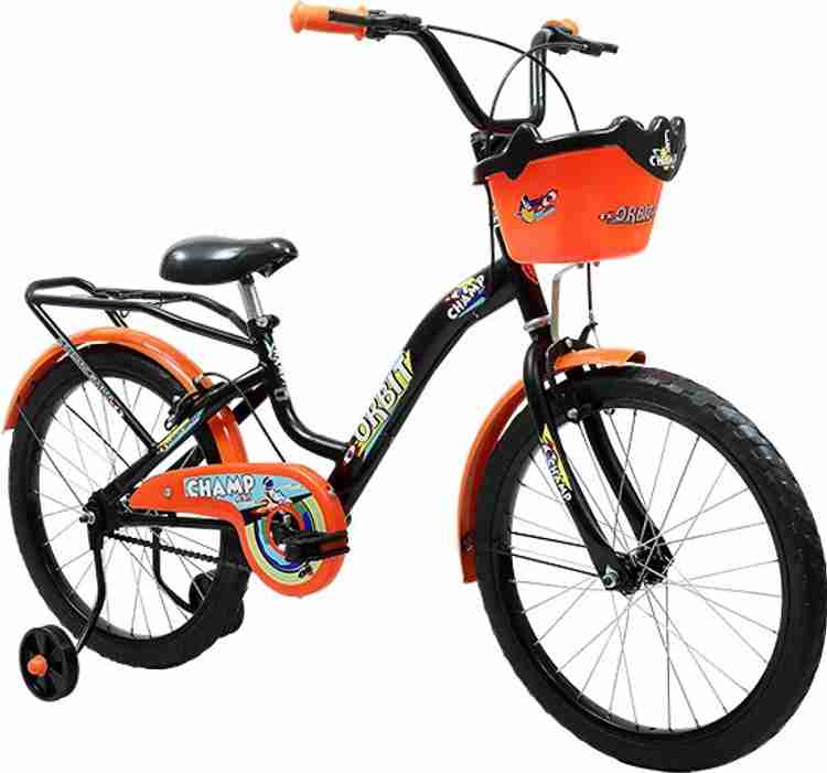 BSA Kids 20T Bike with Trainer Wheel Fat Tyre and Busket Cycle 20