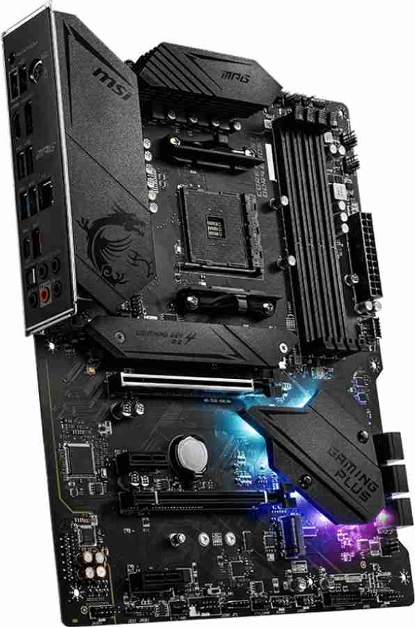MSI MPG B550 GAMING PLUS ATX AM4 Gaming Motherboard - MSI 