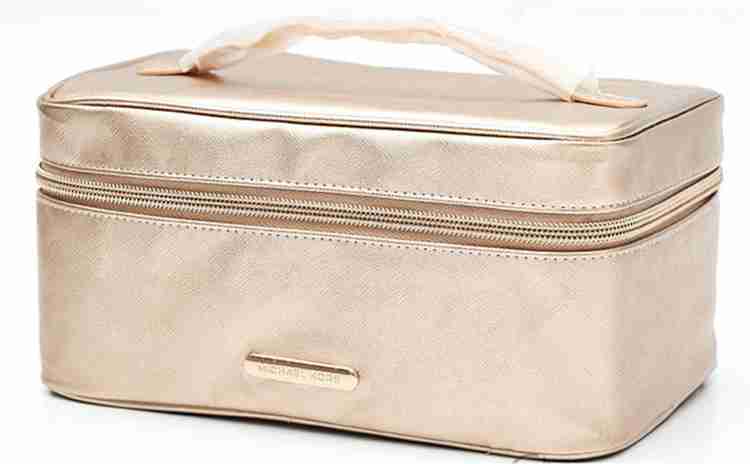 MICHAEL KORS Gold Cosmetic Bag Small Travel Bag Price in India Reviews Ratings Specifications Flipkart