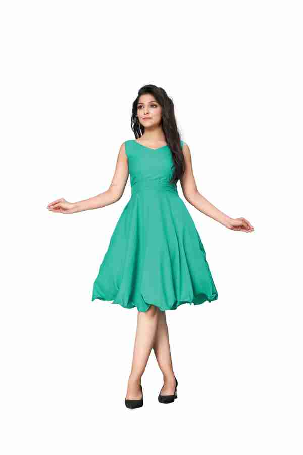 Light green skater dress outlet