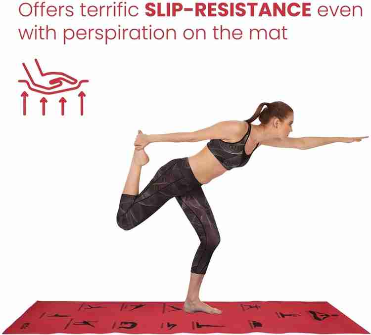 STAG Yoga Mantra Asana Red 12 mm Yoga Mat