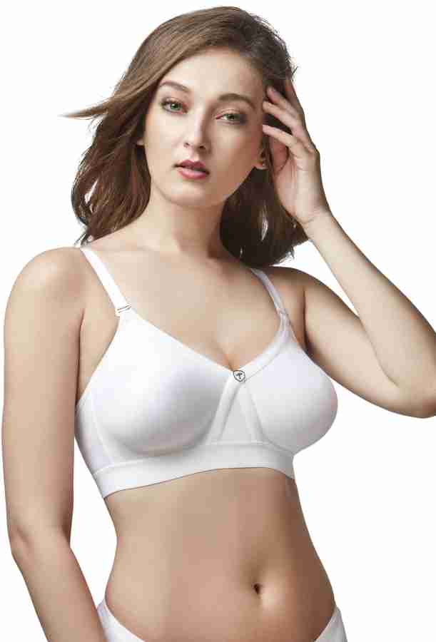 Buy TRYLO ALPA WOMEN'S HOSIERY COTTON NON-PADDED NON-WIRED MOLDED FULL  COVERAGE BRA ALPA Pink 34H Online at Best Prices in India - JioMart.
