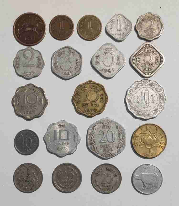 Genuine Coins Gallery Indian Old Rare Republic Indian 20 Coins