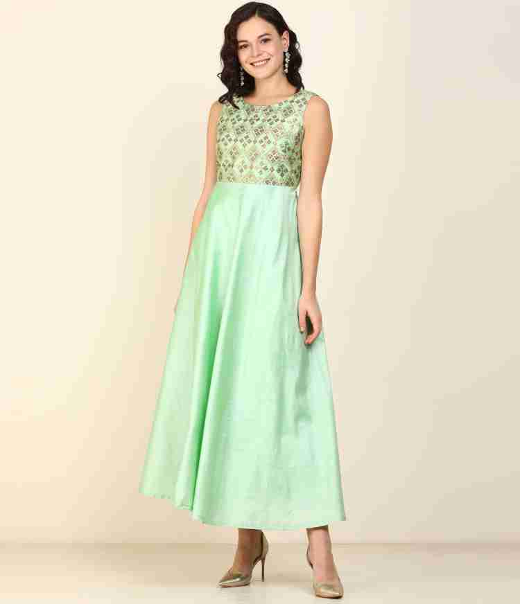 Akkriti by Pantaloons Women Gown Light Green Dress Buy Akkriti by Pantaloons Women Gown Light Green Dress Online at Best Prices in India Flipkart