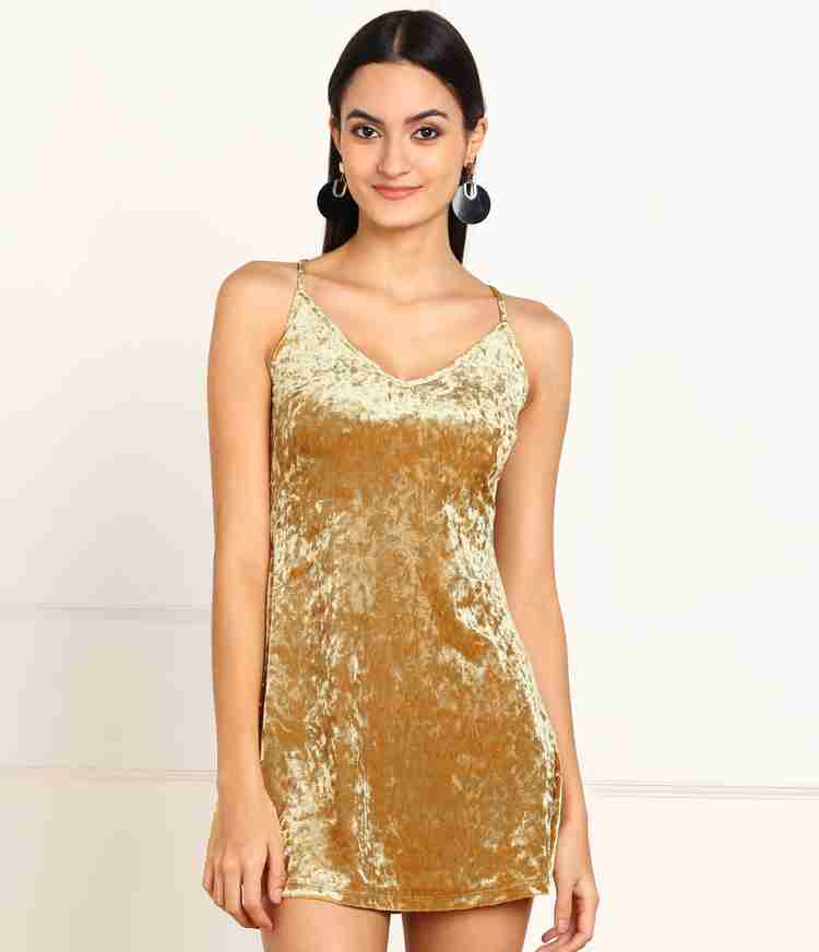 Gold dress forever 21 cheap