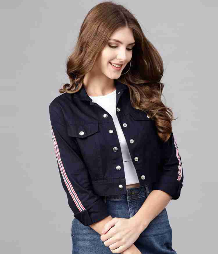 Denim jacket for girl flipkart best sale