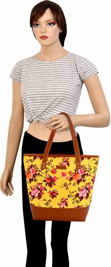 Lychee Bags Combo of Canvas Floral Printed Tote and Sling Bags  Shoulder Bag - Shoulder Bag