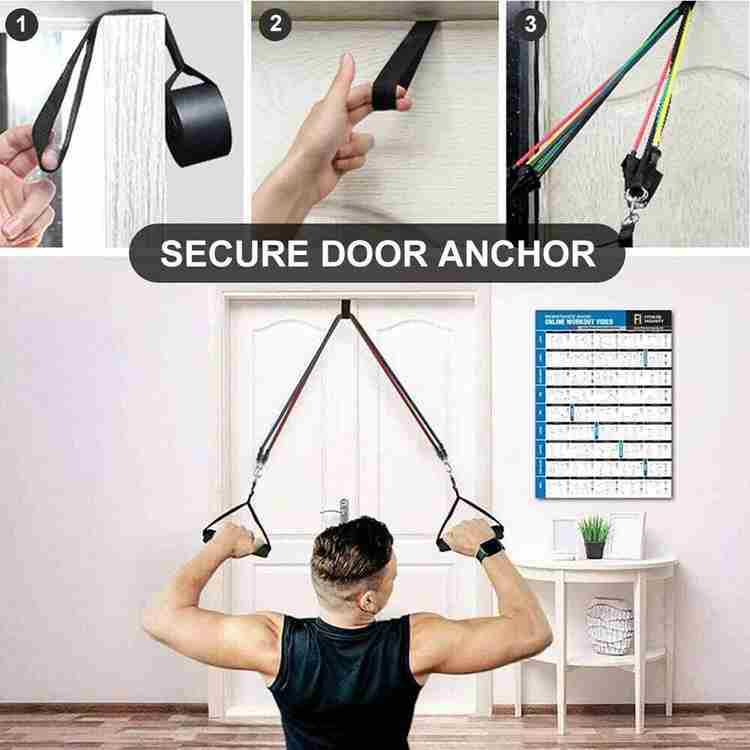 Youstylo 11 Pc Resistance Band Set for Exercise Door Anchor Ankle Straps Loop Tube Kit Resistance Tube Buy Youstylo 11 Pc Resistance Band Set for Exercise Door Anchor Ankle Straps Loop