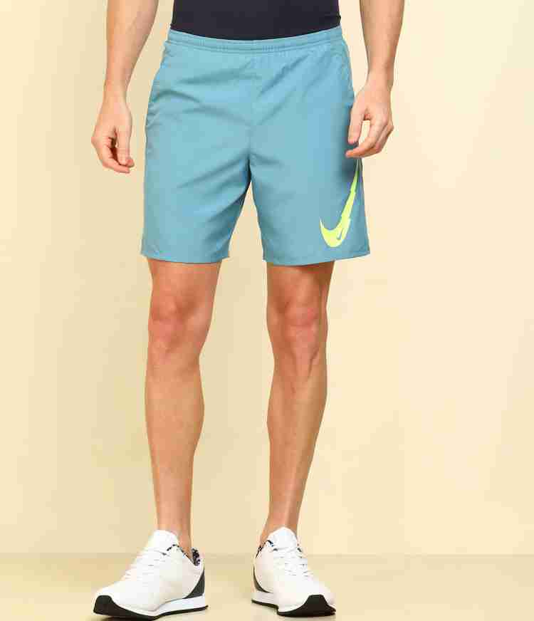 NIKE Solid Men Blue Sports Shorts Buy NIKE Solid Men Blue Sports