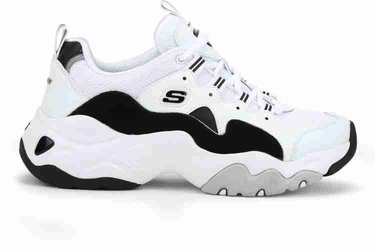 Skechers d'lites store 3 mens white