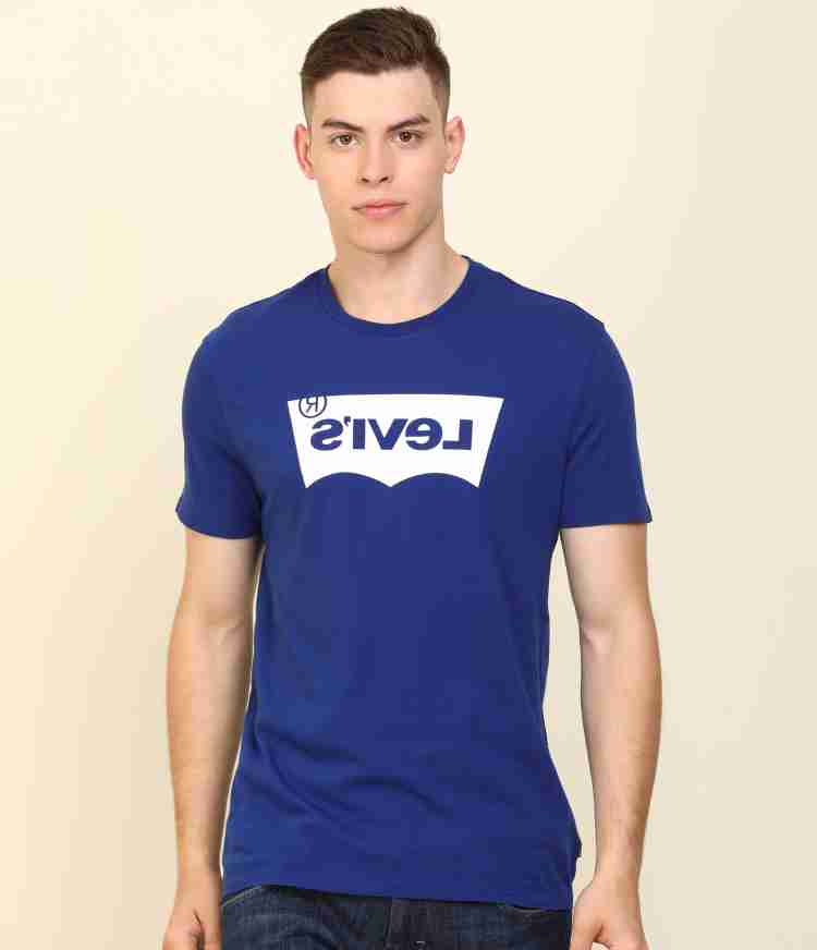 blue levi t shirt