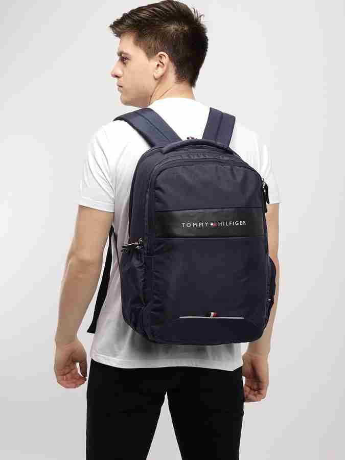 Navy blue tommy hilfiger backpack new arrivals