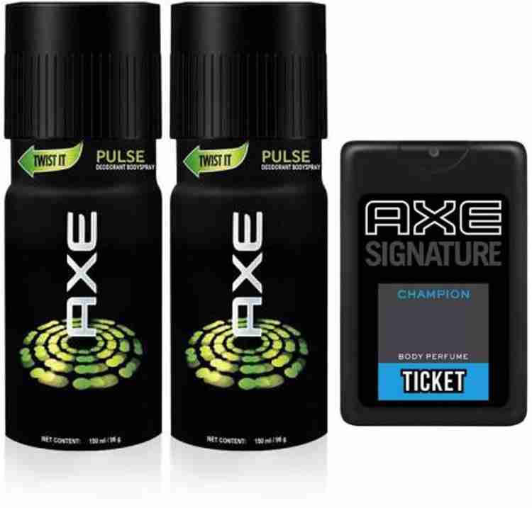 AXE PULSE LONG LASTING Pocket Perfume Deodorant Spray