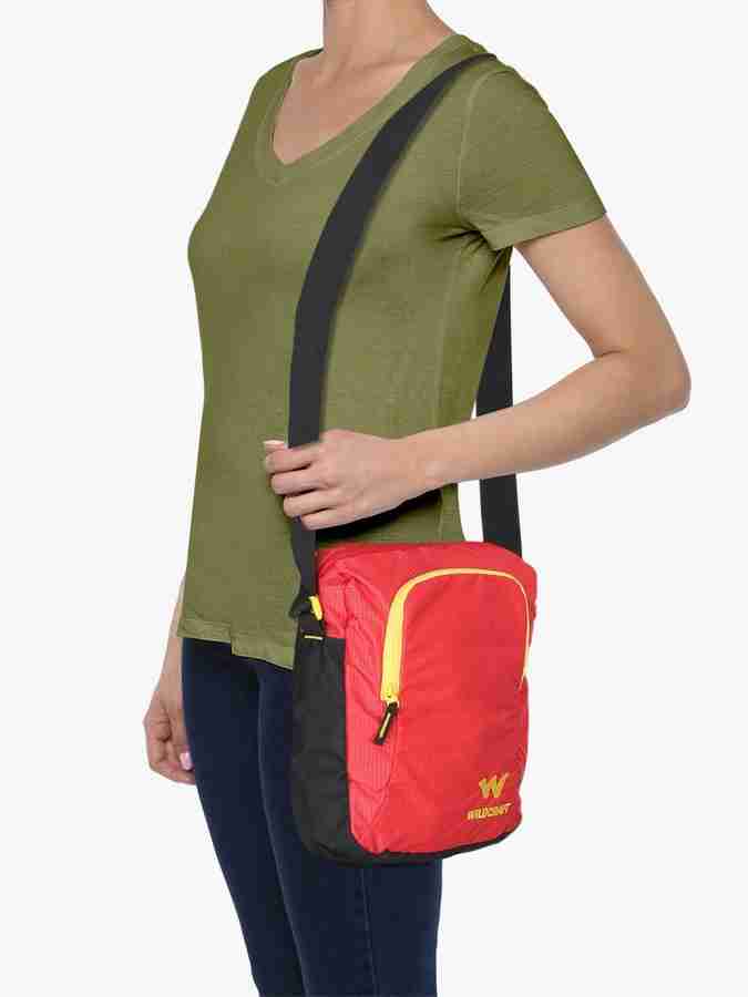 Wildcraft Red Sling Bag U Sling Latlong Rd Price in India Flipkart