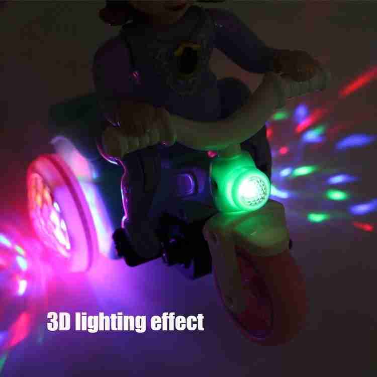 Ramakada 360 Degree Rotating Spot Stunt Tricycle Motorcycle Bump
