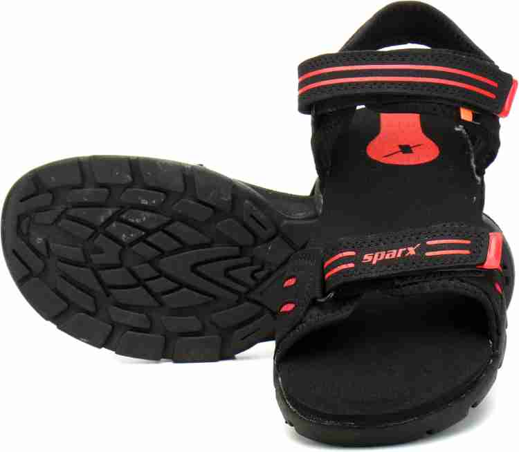 Sparx Sparx Men SS 106 Black Red Floater Sandals Men Black Red