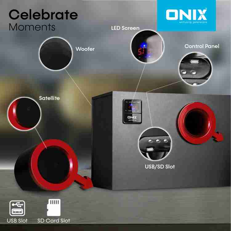 Buy Onix OHT 201 R 40 W Bluetooth Home Theatre Online from