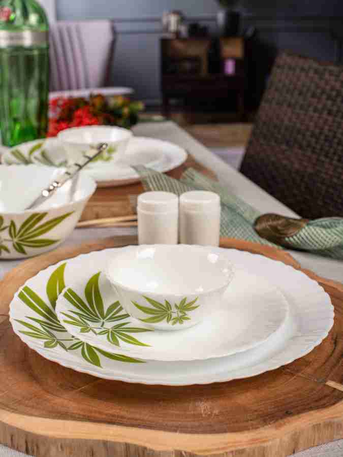 LAOPALA Pack of 6 Opalware Dinner Set Price in India Buy LAOPALA Pack of 6 Opalware Dinner Set online at Flipkart