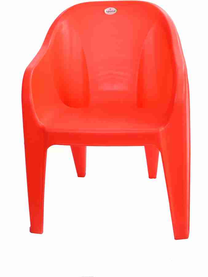 Tejkamal Luxury RED Set of 2 chairs Plastic Outdoor Chair Price in