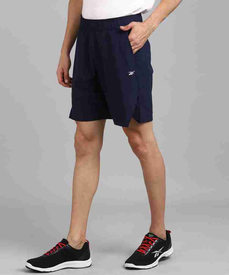 REEBOK Solid Men Blue Sports Shorts Buy REEBOK Solid Men Blue Sports Shorts Online at Best Prices in India Flipkart
