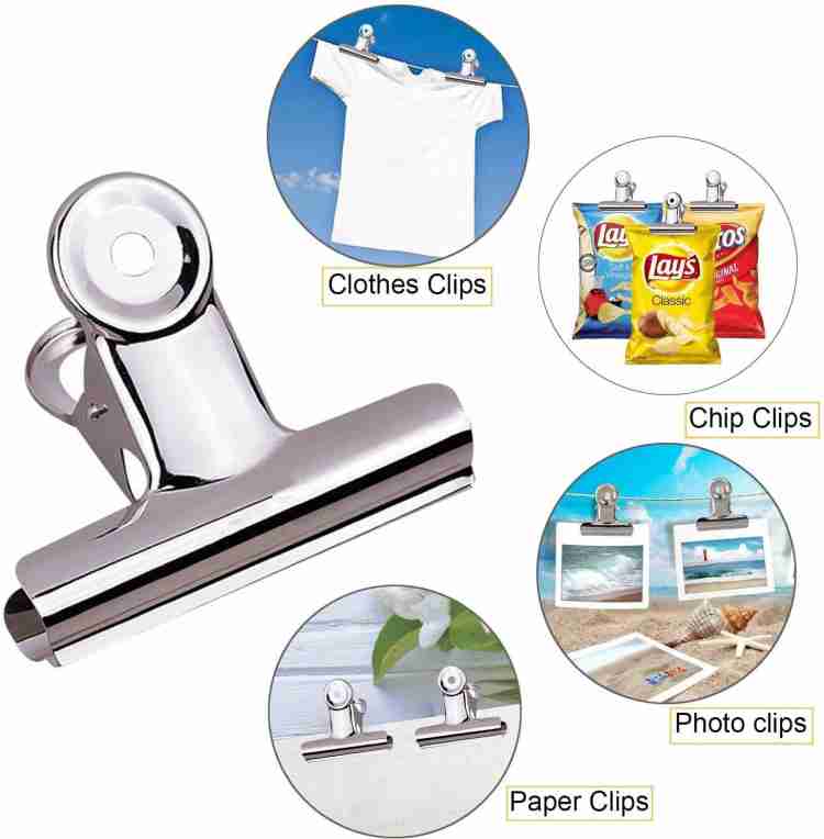 30pcs Small Bulldog Paper Clips Multifunctional Clip for Photo Holders  Office and Kitchen (Bronze 22mm) : : Office Products