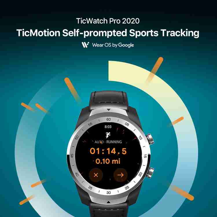Mobvoi Ticwatch 2020 Liquid Metal Silver Smartwatch Price in India Buy Mobvoi Ticwatch 2020 Liquid Metal Silver Smartwatch online at Flipkart