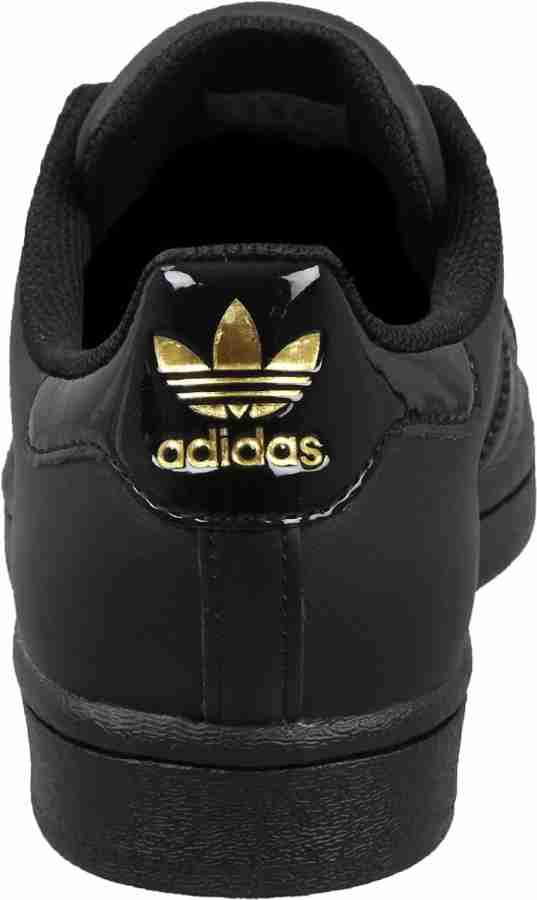 Adidas superstar womens black and gold 2025