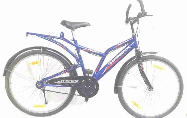HERO Razor Back 26 T Mountain Hardtail Cycle Price in India Buy HERO Razor Back 26 T Mountain Hardtail Cycle online at Flipkart