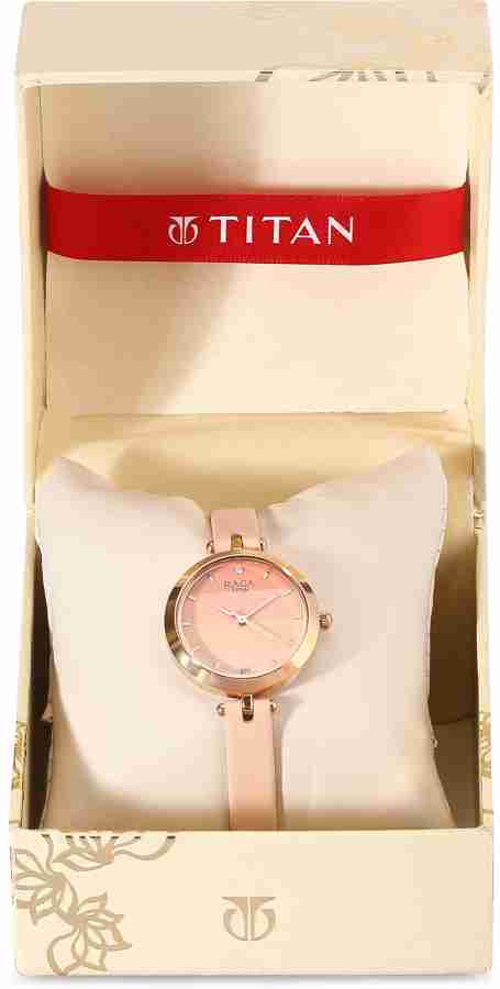 Titan raga clearance pink watch