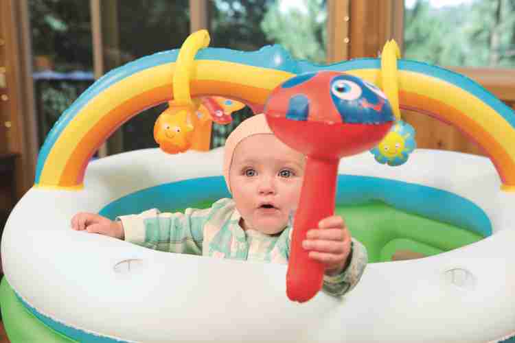 Bestway Rainbow Go Grow Play Center Inflatable Baby Playpen