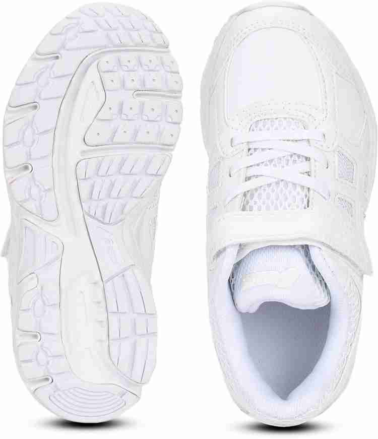 Asics kids shoes white online