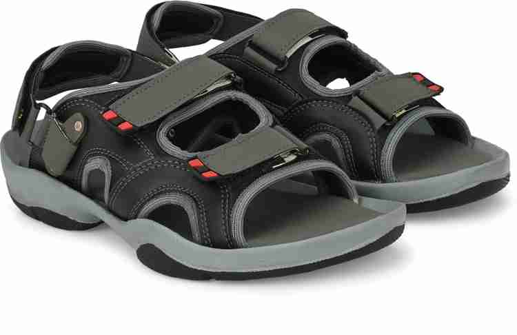 Black Cooper Men Grey Sandals Buy Black Cooper Men Grey Sandals