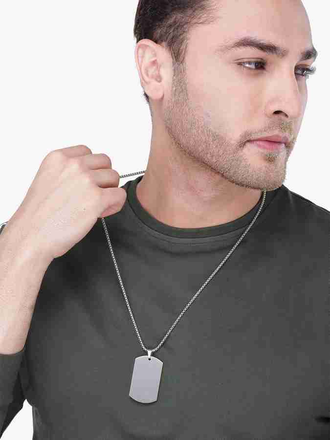 Dog tag necklace cheap sale