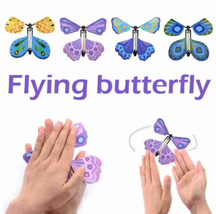 Pishon Magic Flying Butterflies Funny Wind Up Butterfly Toy Surprise 4 Magic  Butterfly Piece Gag Toy Price in India - Buy Pishon Magic Flying Butterflies  Funny Wind Up Butterfly Toy Surprise 4