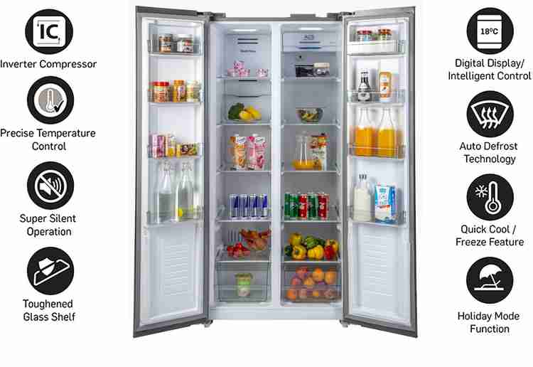 Lifelong side by side best sale refrigerator