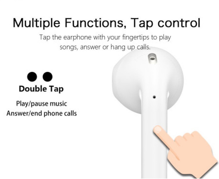 Double Tap Functions Of Apple Airpods Buy Apple AirPods Bluetooth