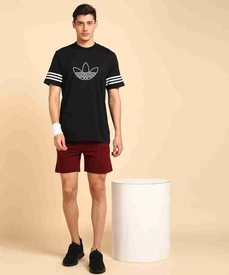 ADIDAS ORIGINALS Printed Men Round Neck Black T Shirt Buy ADIDAS
