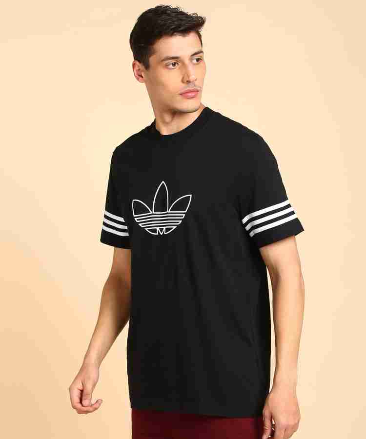 ADIDAS ORIGINALS Printed Men Round Neck Black T Shirt Buy ADIDAS